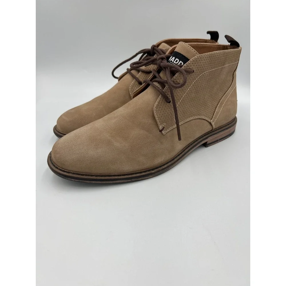 Steve Madden Mens Tan Suede Chukka Boots Size 9 Casual Lace Up Desert Boot